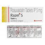 Razel5　レーゼル、ジェネリッククレストール、ロスバスタチン5mg